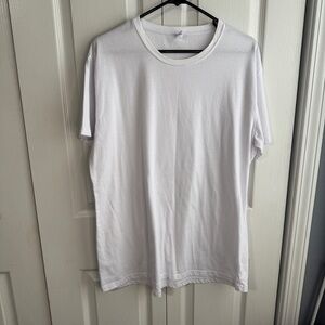 Chicyea White Short Sleeve Tee‎ Gym Training Let's Go Men's Size XL Workout Run